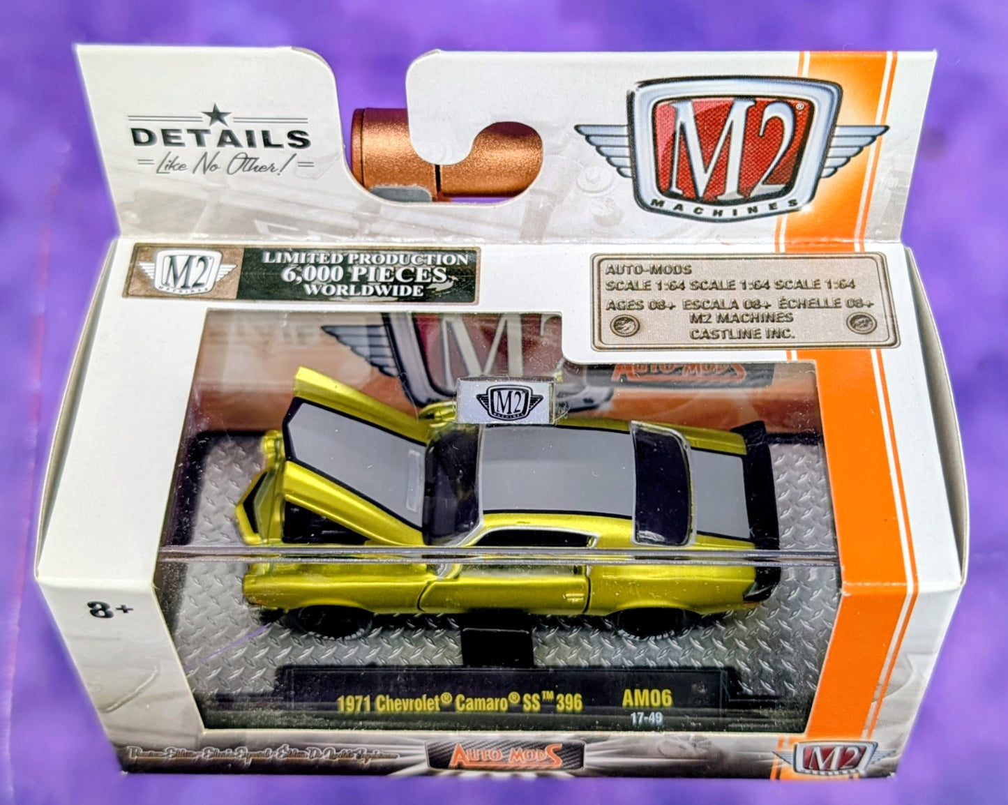 M2 Machines 1971 Chevrolet Camaro SSM 396 - AM06 17-49
