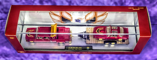 CHASE! M2 Machines 1977 GMC Sierra 3500 - Custom & 1977 Pontiac Firebird Trans Am - 1 of 750
