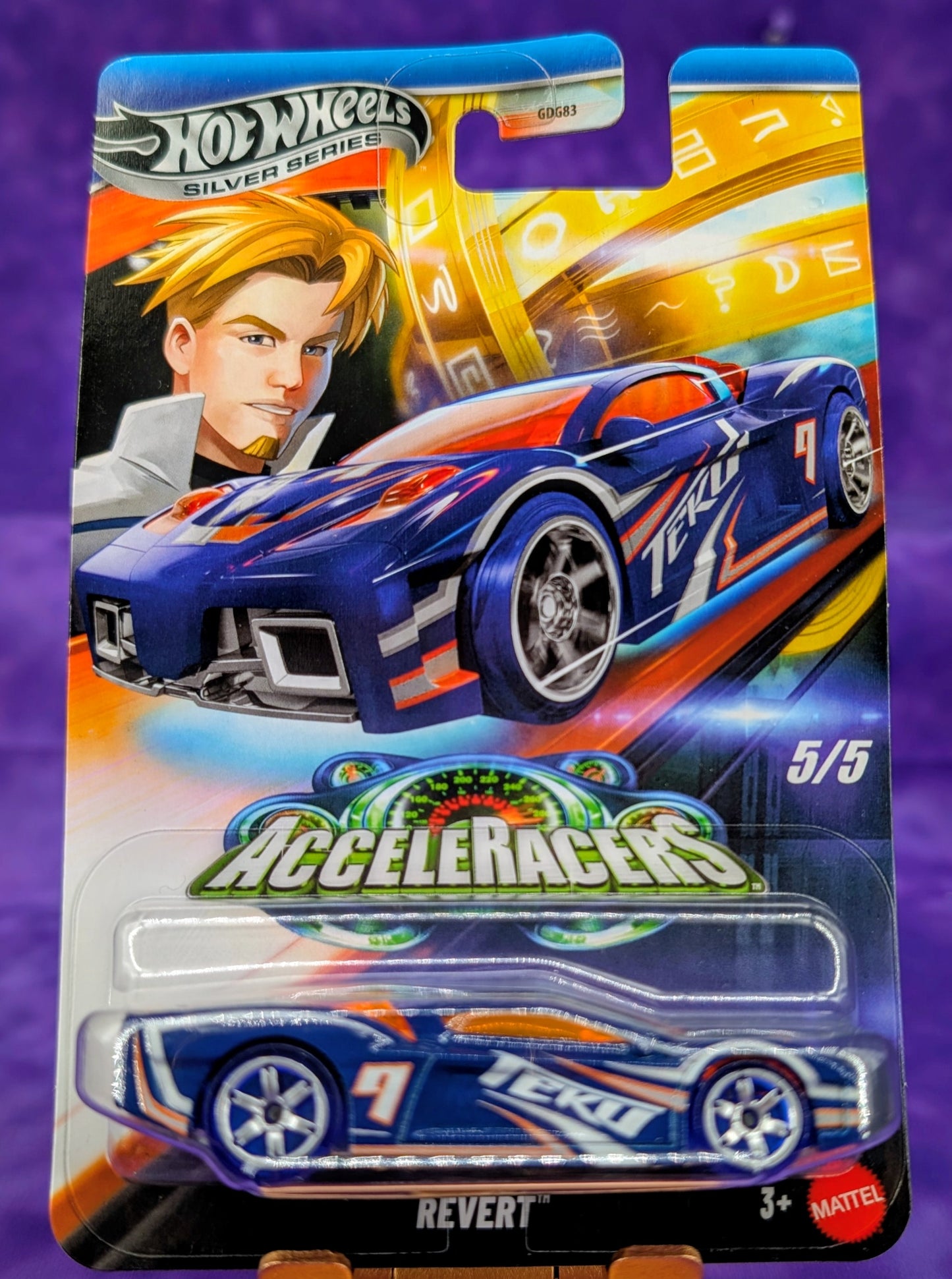 Hot Wheels Acceleracers - Set of 5 Cars - Silver Series