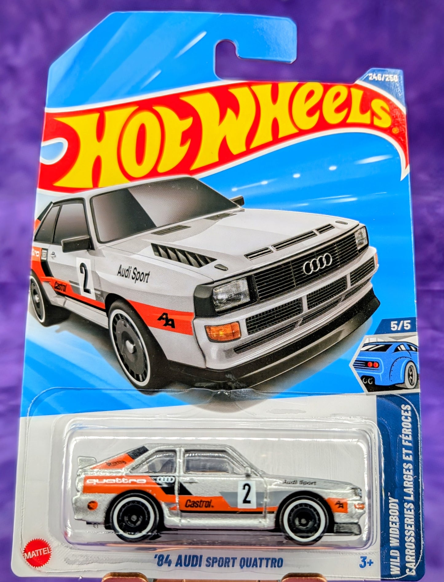 Hot Wheels Treasure Hunt '84 Audi Sport Quattro - Wild Widebody - Mainline