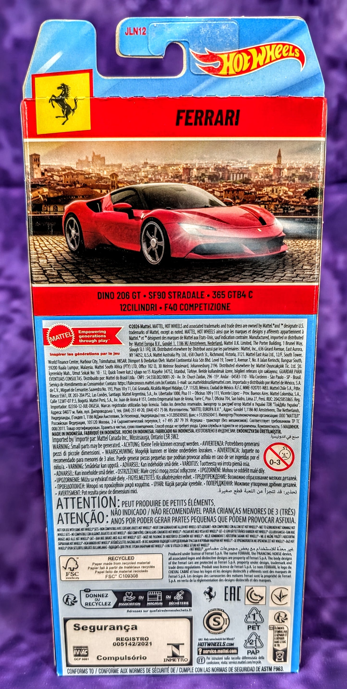 Hot Wheels Ferrari 5 Pack