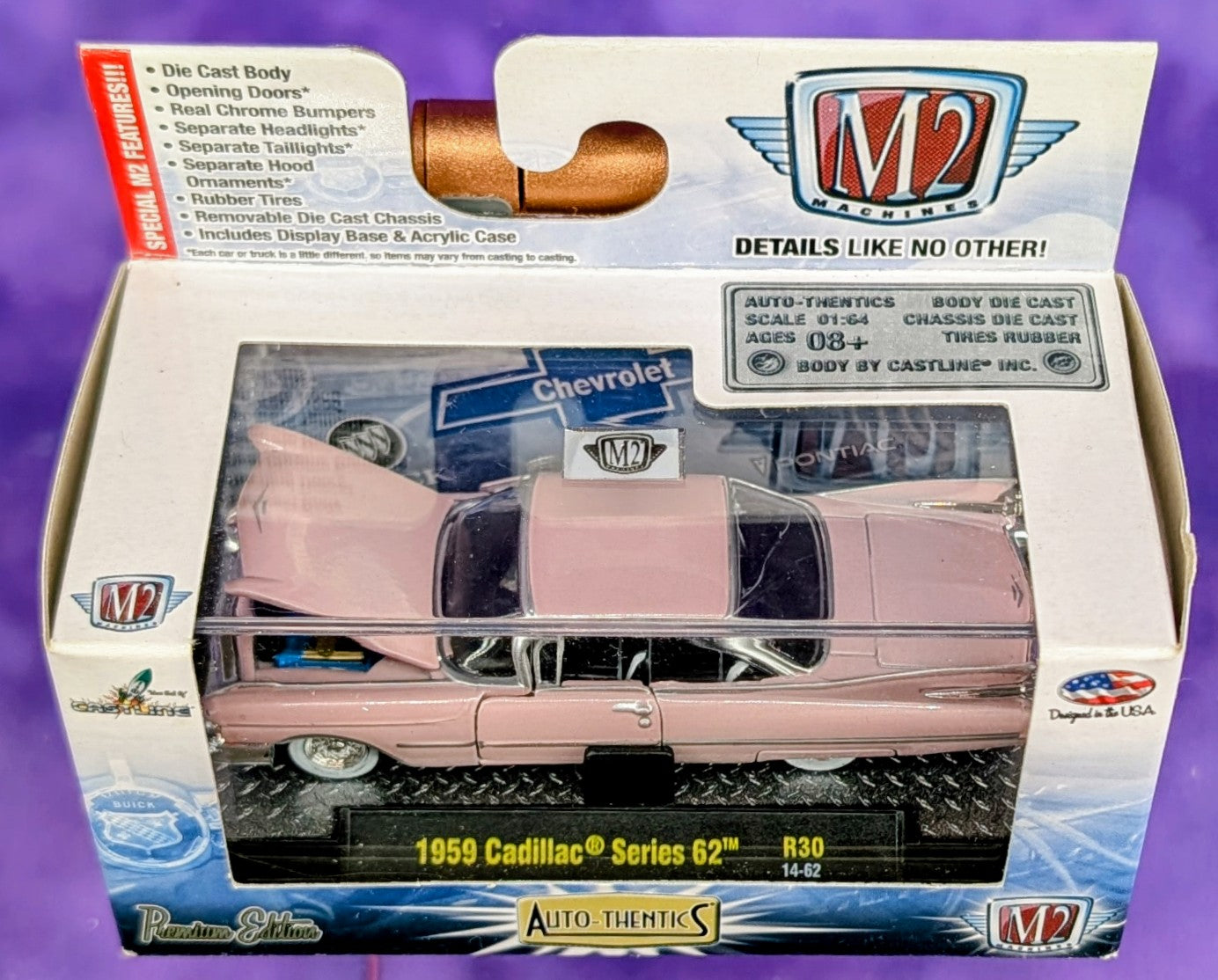 M2 Machines 1959 Cadillac Series 62 - R30 14-62