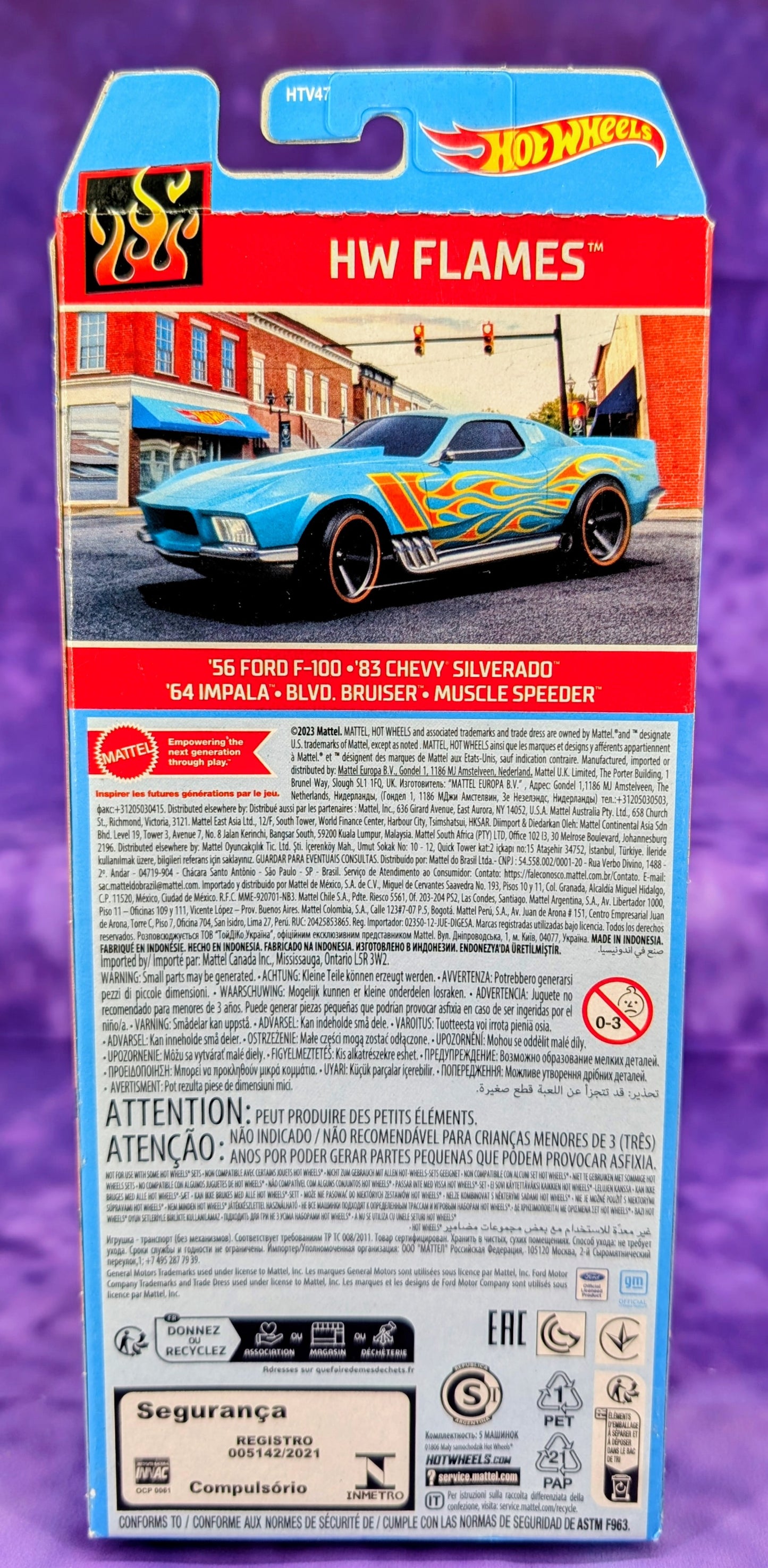 Hot Wheels Flames 5 Pack - '83 Chevy Silverado - Mainline