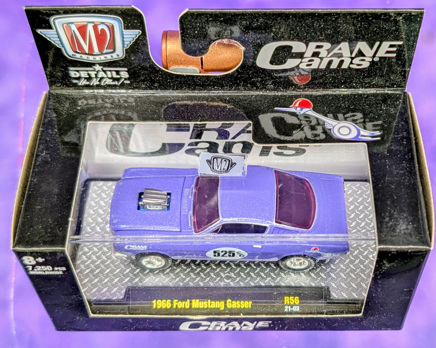 M2 Machines 1966 Ford Mustang Gasser - Crane Cams - R56 21-03
