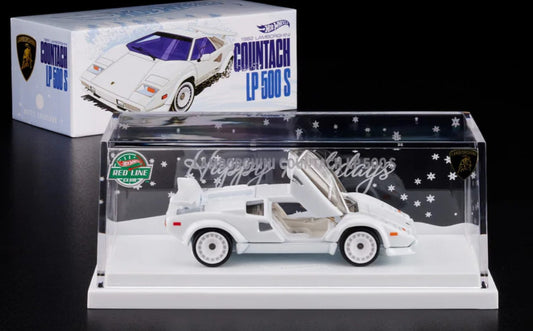 Hot Wheels RLC 1982 Lamborghini Countach LP 500 S - 2025 Holiday Car - Red Line Club