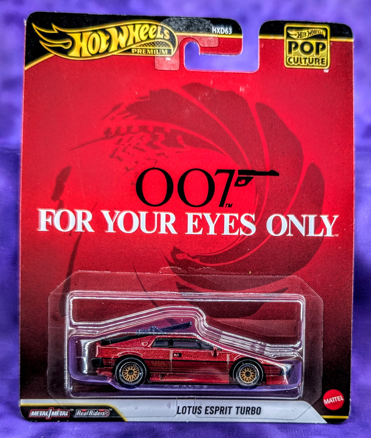 Hot Wheels Lotus Esprit Turbo - 007 For Your Eyes Only - Pop Culture - Premium