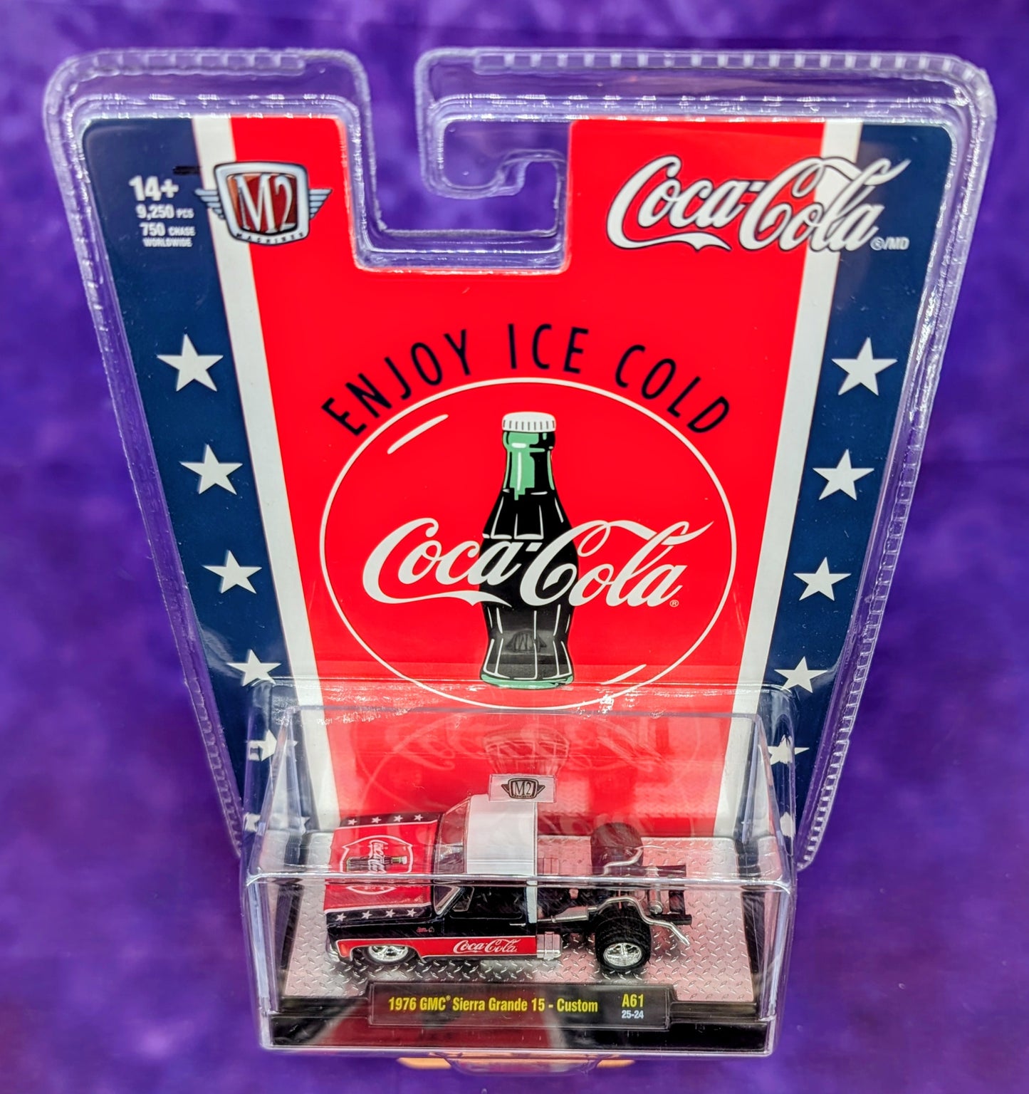 M2 Machines 1976 GMC Sierra Grande 15 – Custom (Bedless) – Coca-Cola