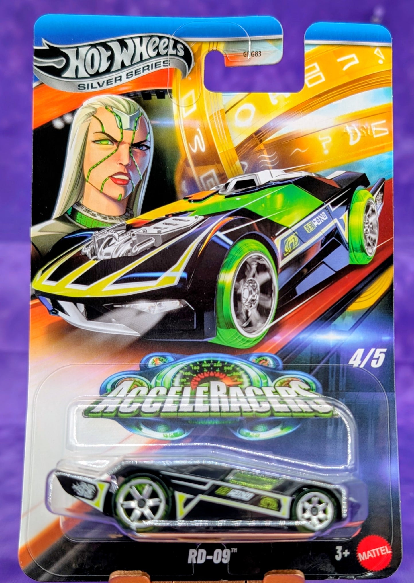 Hot Wheels Acceleracers - Set of 5 Cars - Silver Series