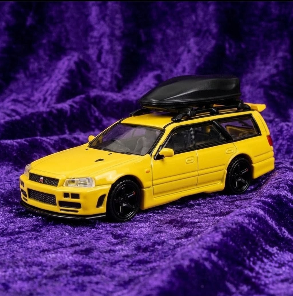 Hot Wheels Nissan Stagea - Elite 64 Mod Shop – The Hot Ones Diecast