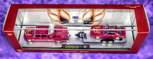M2 Machines 1977 GMC Sierra 3500 - Custom & 1977 Pontiac Firebird Trans Am