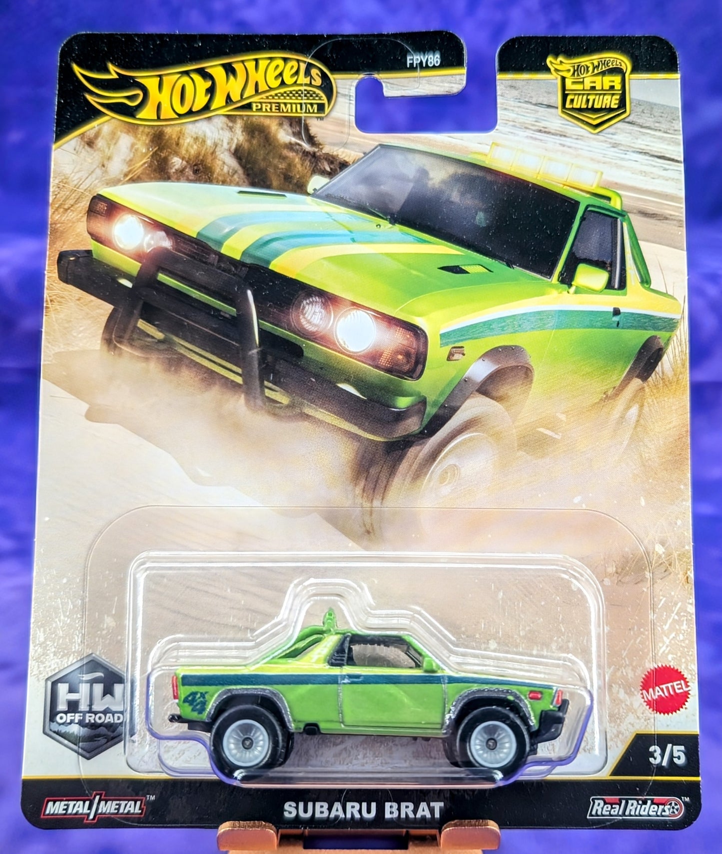 Hot Wheels Off-Road 5 Truck Set - Car Culture - Premium - Toyota, Land Rover, Subaru, and Ford