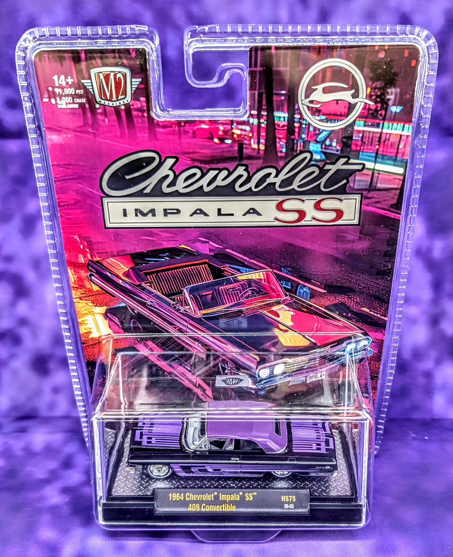 M2 Machines 1964 Chevrolet Impala SS 409 Convertible Lowrider - First Edition - Hobby Exclusive