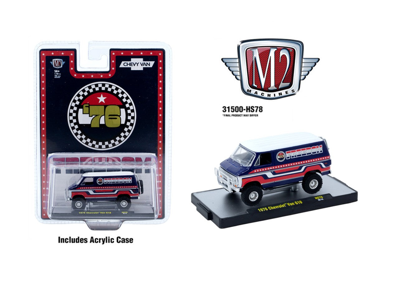 CHASE M2 Machines 1976 Chevrolet Van G10 4x4 - Freedom '76