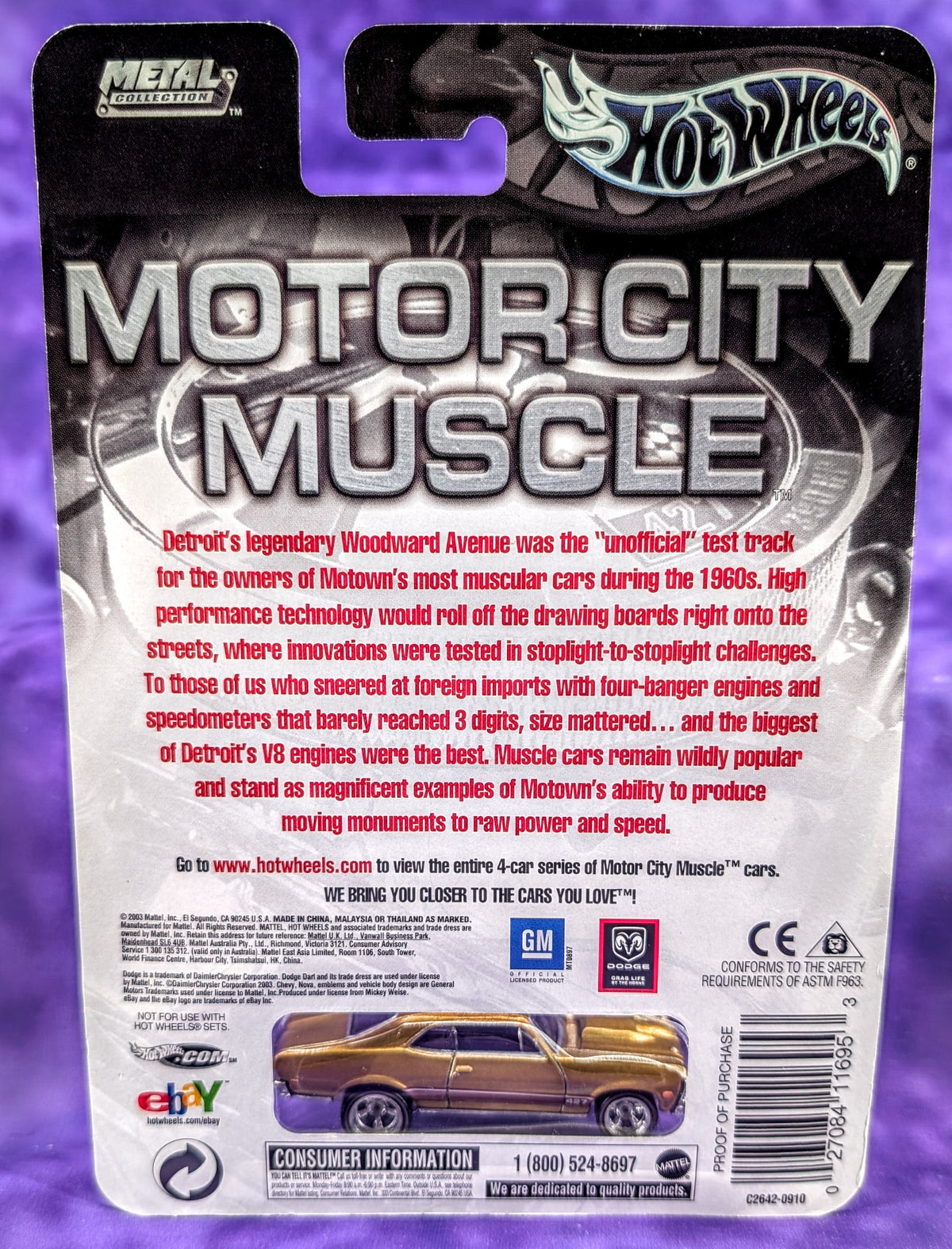 Hot Wheels '68 Chevy Nova - Motor City Muscle