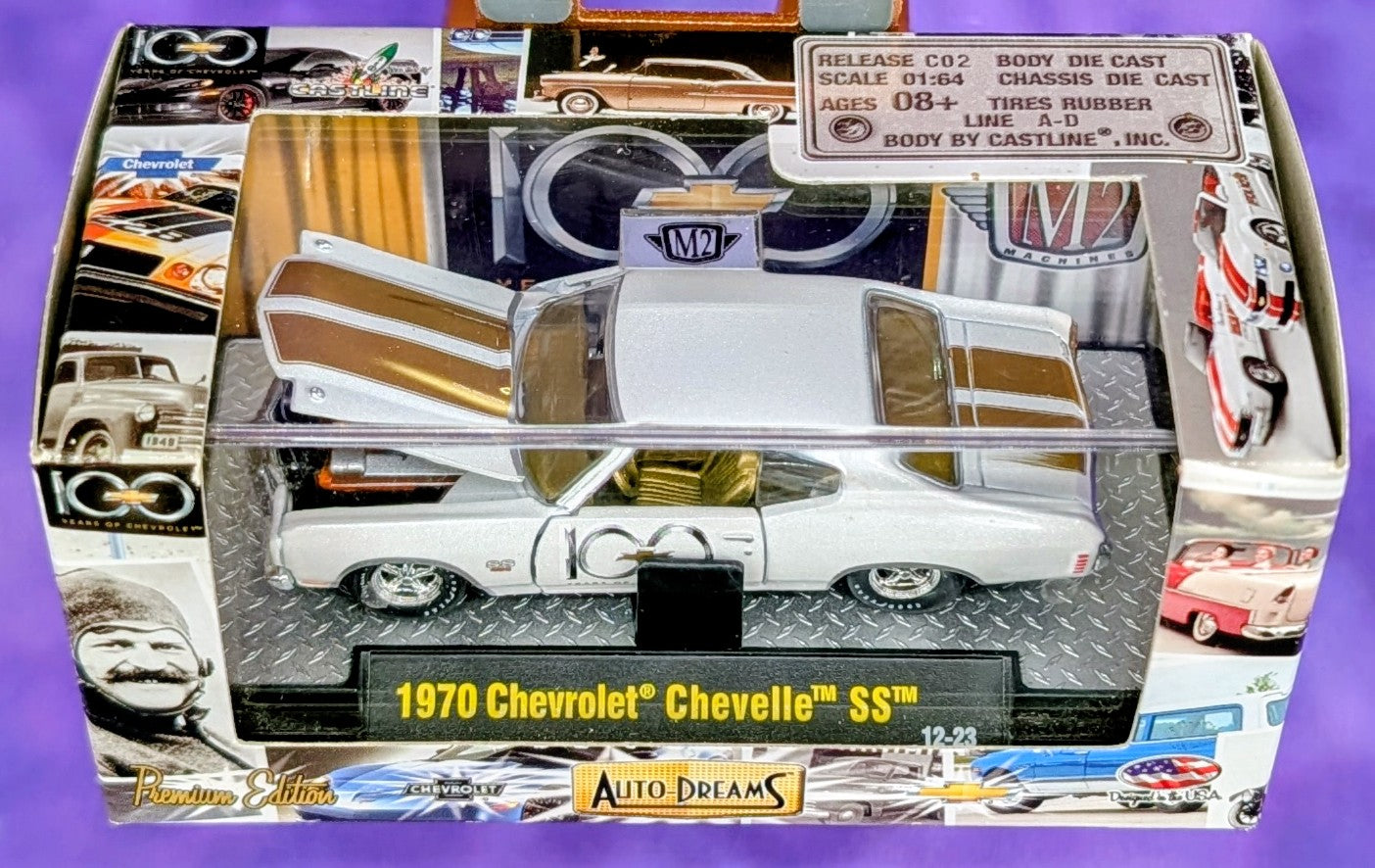M2 Machines 1970 Chevrolet Chevelle SS - 100 Years of Chevrolet - 12-23