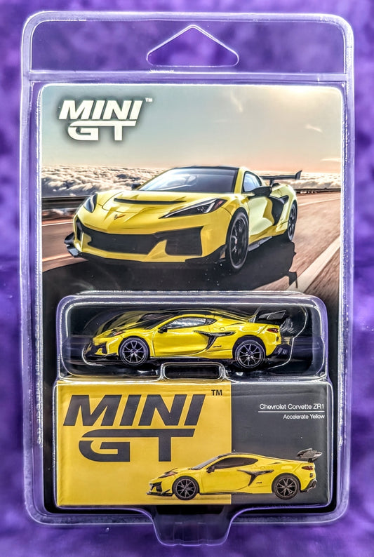 Mini GT Chevrolet Corvette ZR1 - Accelerate Yellow