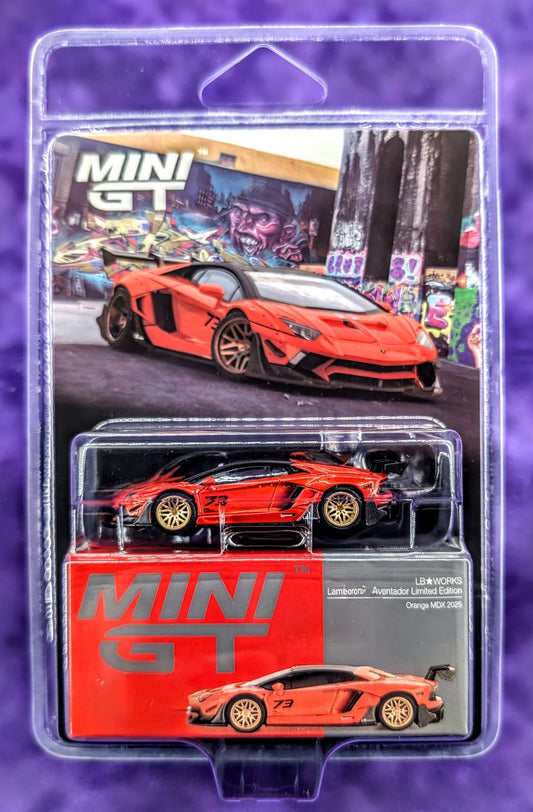 Mini GT LB★WORKS Lamborghini Aventador Limited Edition - Orange - MDX 2025