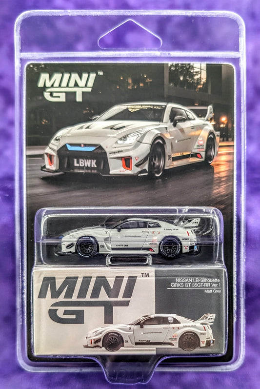 Mini GT Nissan LB-Silhouette WORKS GT 35GT-RR Ver. 1 - Matt Grey