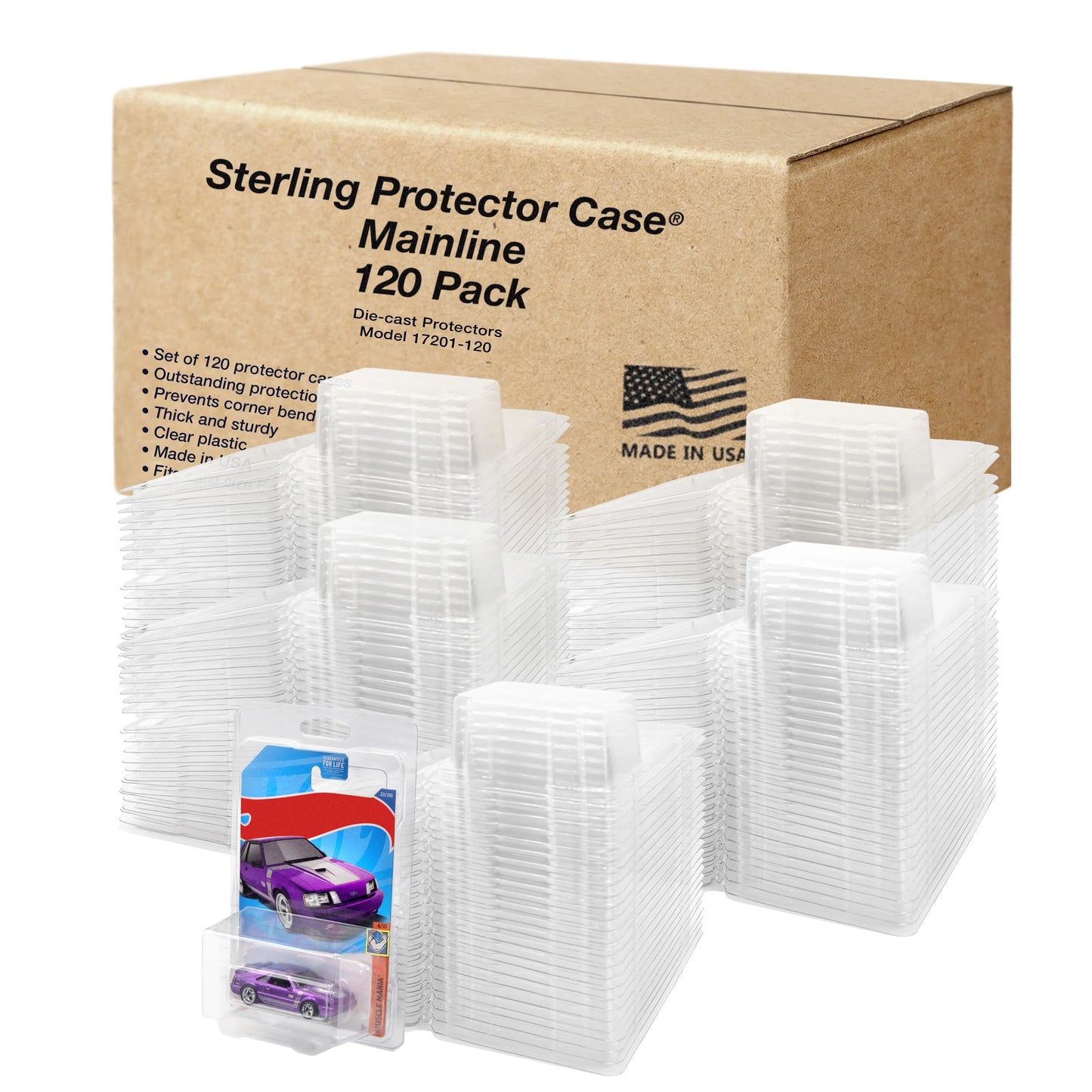 Sterling Protector Case Mainline Model 17201    Fits Card Size 6.5” x 4.25"