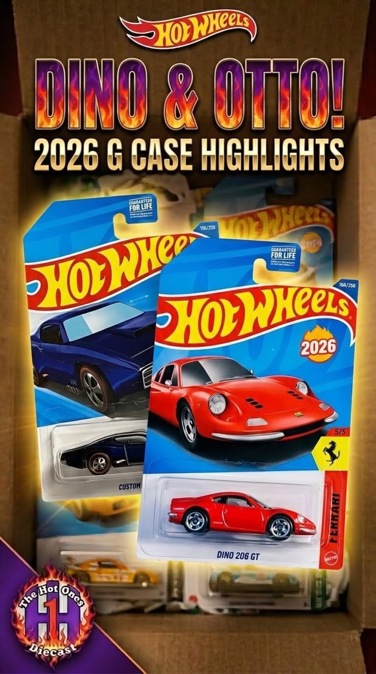 Load video: Hot Wheels 2026 G Case Unboxing
