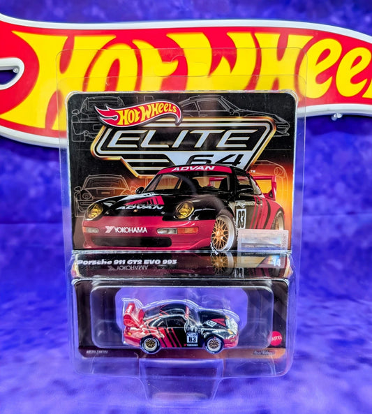 Hot Wheels ADVAN Porsche 911 GT2 EVO 993 - ELITE 64