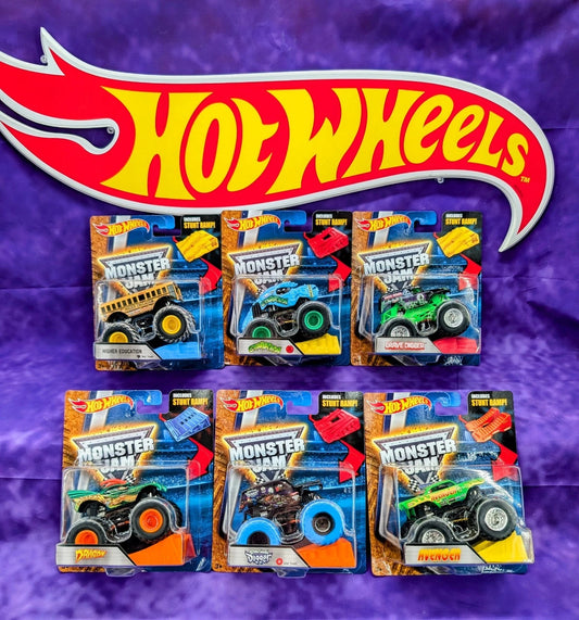 Hot Wheels Monster Jam 2016 Complete Set of 6
