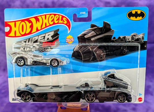 Hot Wheels Batmobile Hauler Super Rigs & Chrome 1989 Batmobile