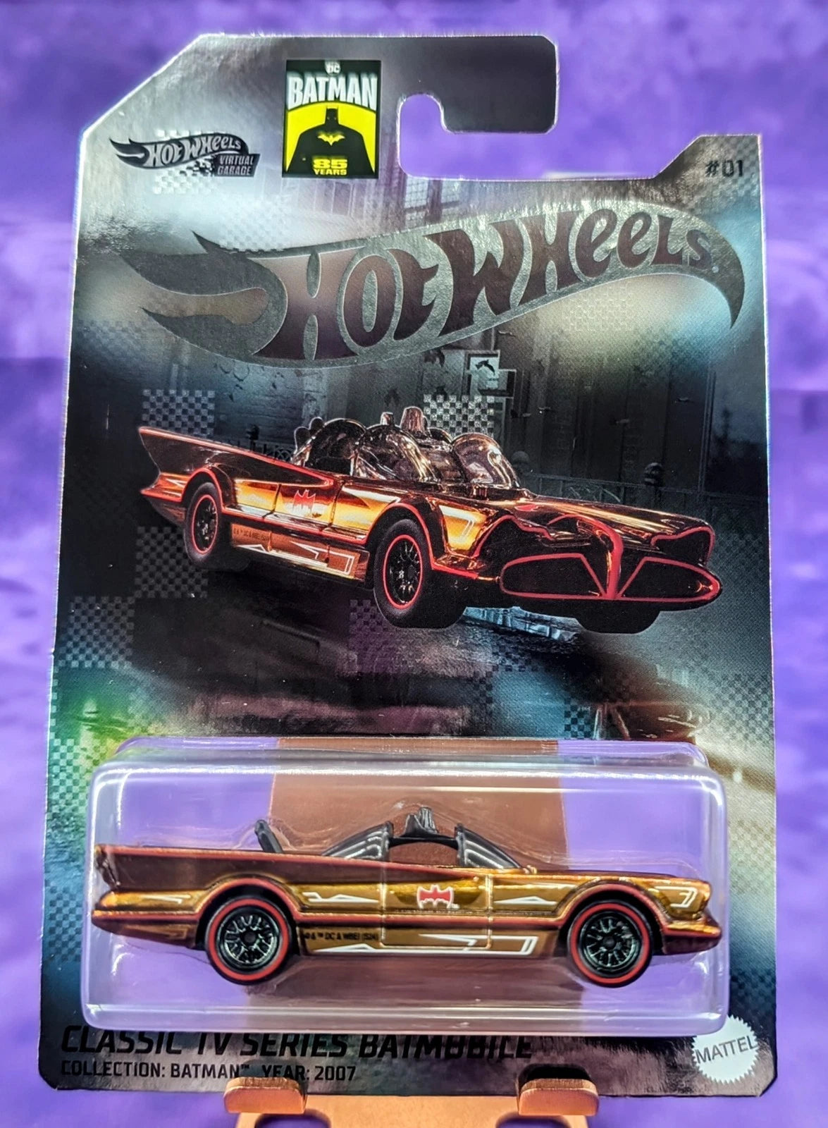 Hot Wheels Virtual Garage Classic TV Series Batmobile 1/6500, Yours Comes Sealed!