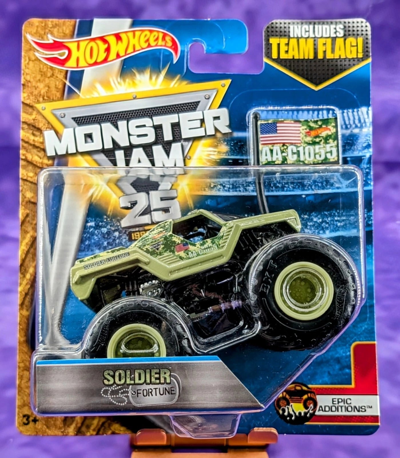 Hot Wheels 2017 Monster Jam 25th Anniversary Complete 5 Truck Set