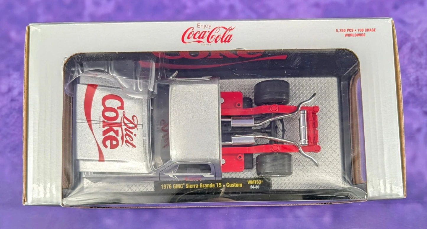 M2 Diet Coke 76 GMC Sierra Grande 15 Custom Bedless Squarebody 1/24 WMTSO1 24-30