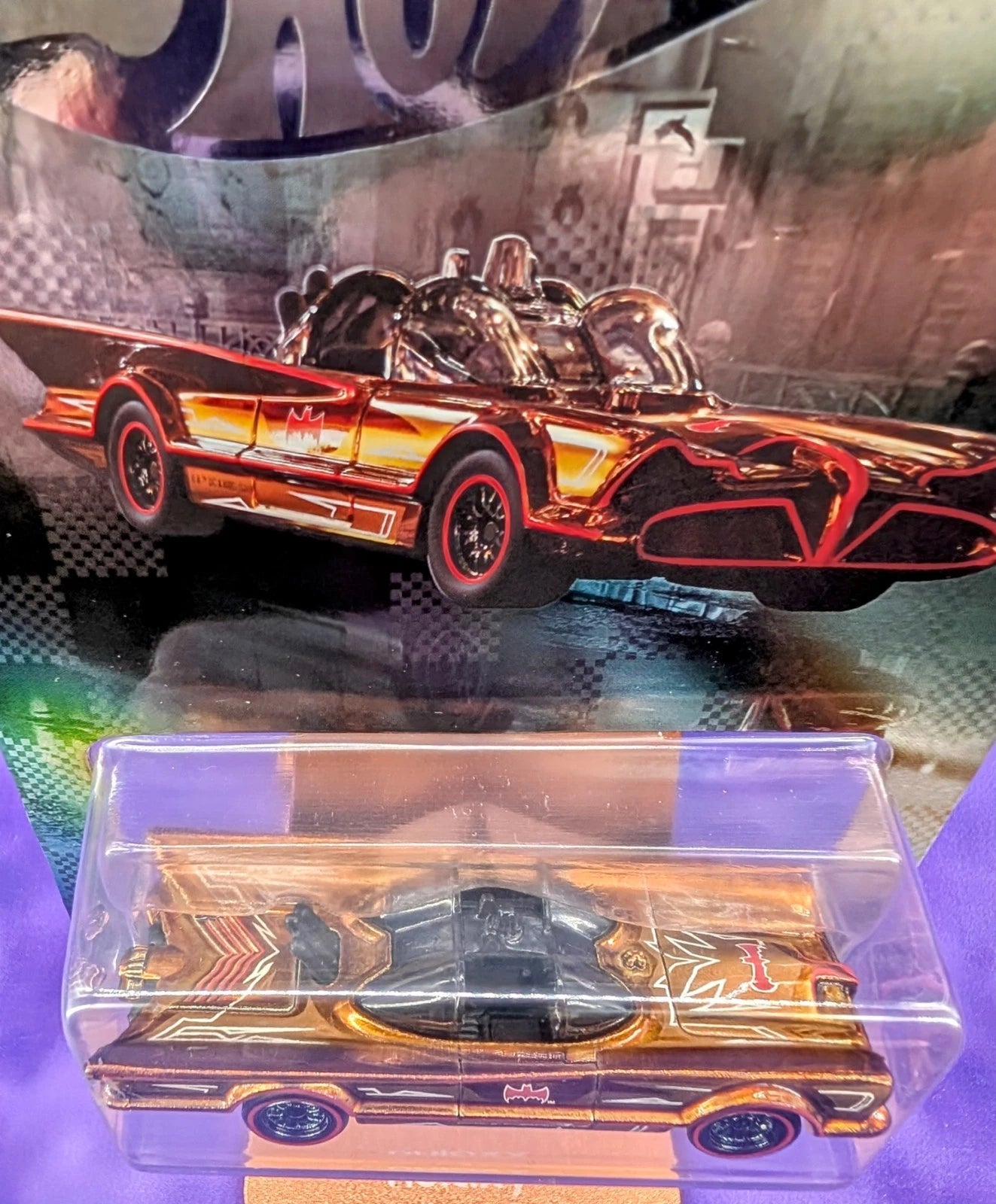Hot Wheels Virtual Garage Classic TV Series Batmobile 1/6500, Yours Comes Sealed!