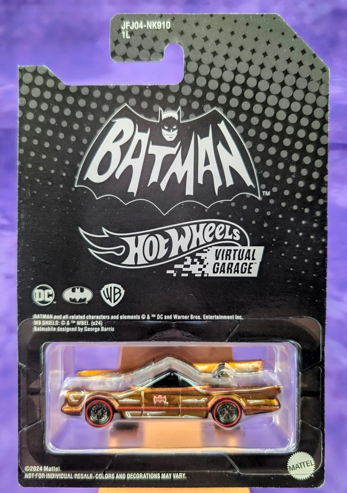 Hot Wheels Virtual Garage Classic TV Series Batmobile 1/6500, Yours Comes Sealed!