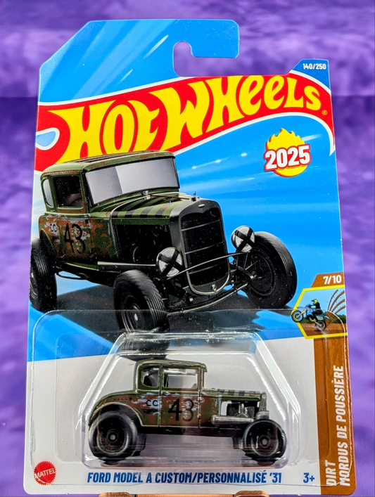 Hot Wheels Ford Model A Custom - Dirt - First Edition - Mainline