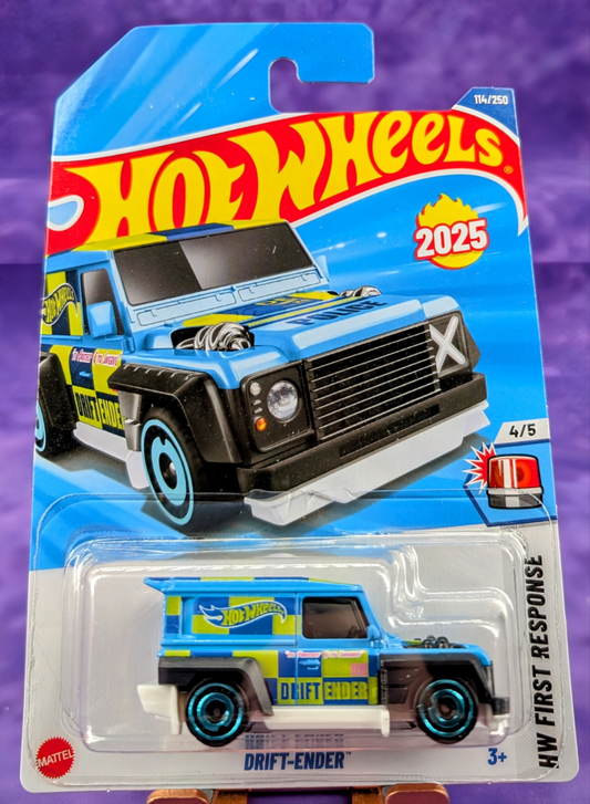 Hot Wheels Drift Ender – First Response- First Edition - Mainline