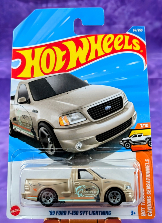 Hot Wheels '99 Ford F-150 SVT Lightning - Hot Trucks - Mainline