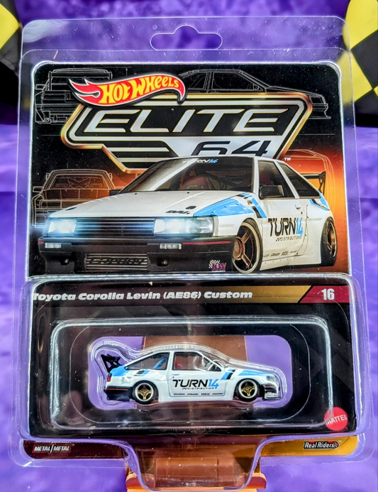 Hot Wheels Elite 64 Toyota Corolla Levin (AE86) Custom