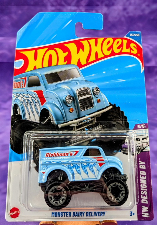 Hot Wheels Monster Dairy Delivery - HW Designed By - Mainline