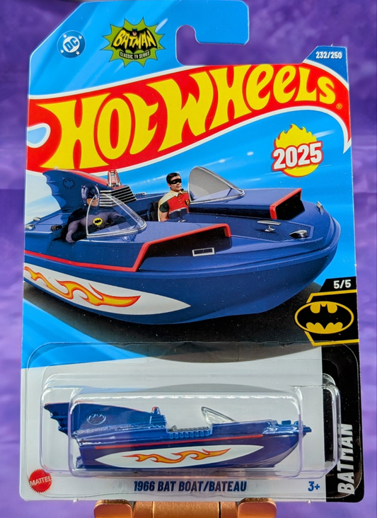 Hot Wheels 1966 Bat Boat - Batman - First Edition - Mainline