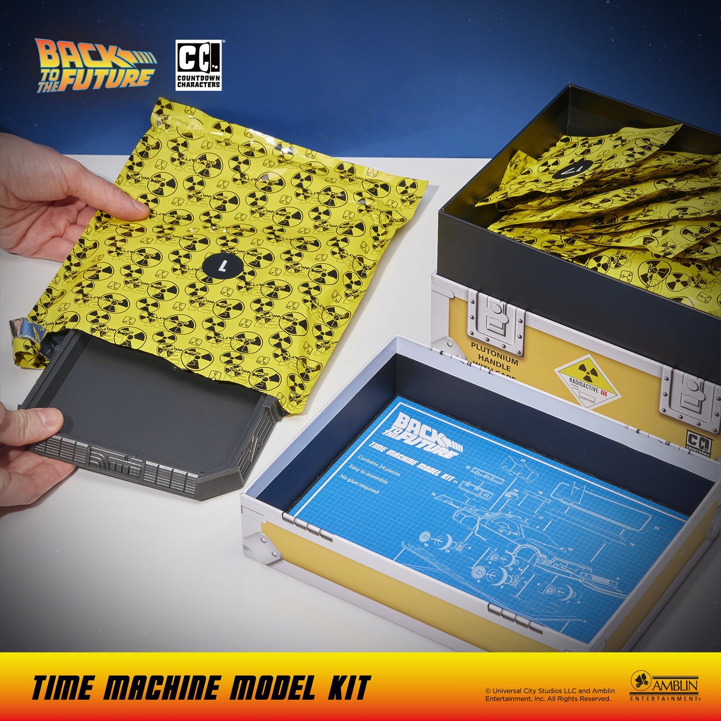 Back to the Future: Time Machine Countdown Character Model Kit