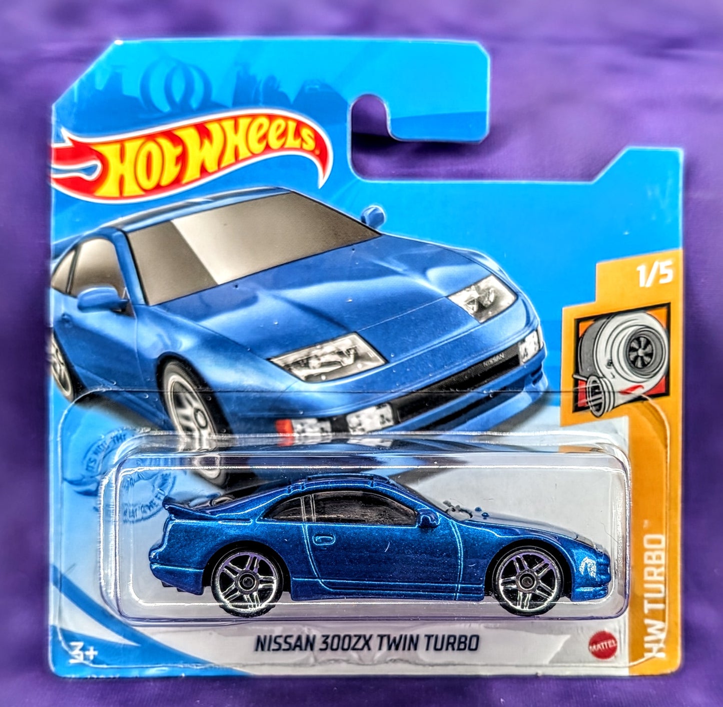 Hot Wheels Nissan 300ZX Twin Turbo - HW Turbo - Short Card Mainline
