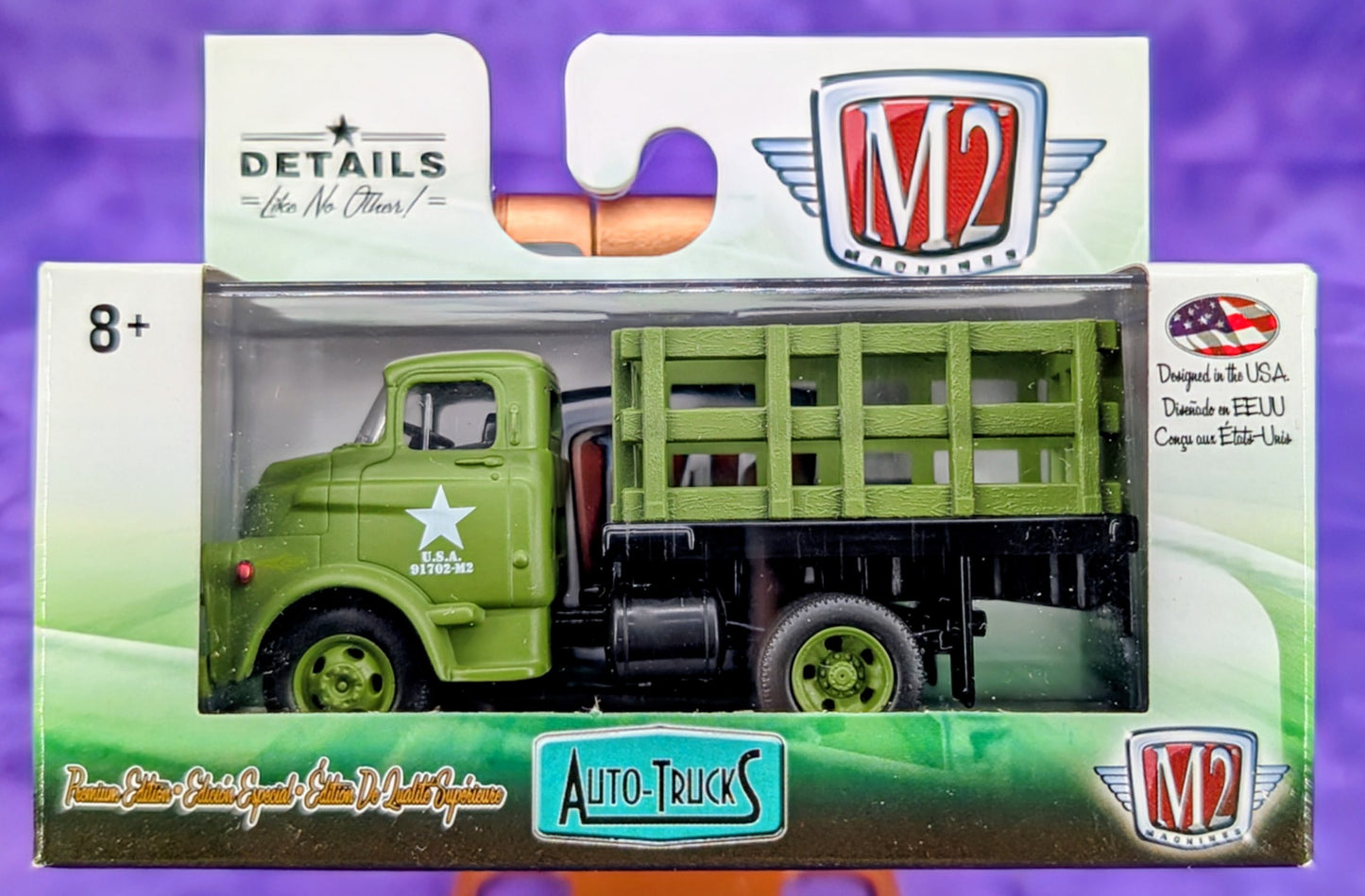 M2 Machines 1957 Dodge COE - Military - R48 18-21