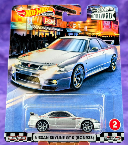 Hot Wheels Nissan Skyline GT-R  (BCNR33) - Boulevard #2 - Premium