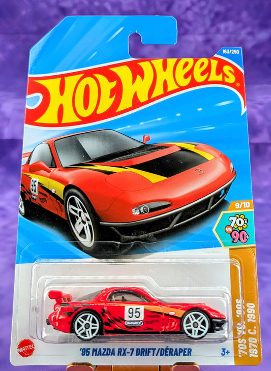 Hot Wheels '95 Mazda RX-7 Drift –  '70s vs '90s - Mainline