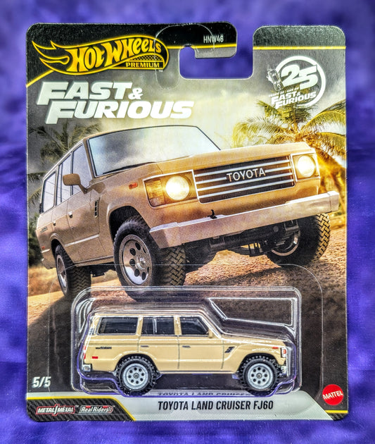 Hot Wheels Toyota Land Cruiser FJ60 Fast & Furious 25th Anniversary (5/5) - Premium