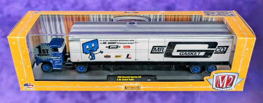 M2 Machines 1958 Chevrolet Spartan LCF & Mr. Gasket Trailer - The FIRST M2 Hauler EVER! - 11-01