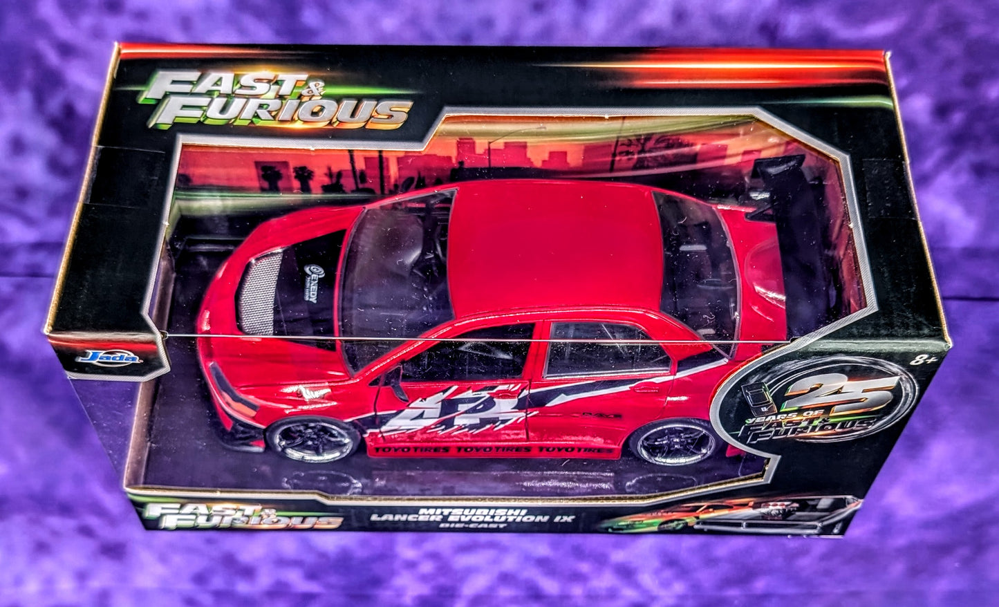 Jada 1:24 Fast & Furious Sean's Mitsubishi Lancer Evolution IX - 25th Anniversary Edition