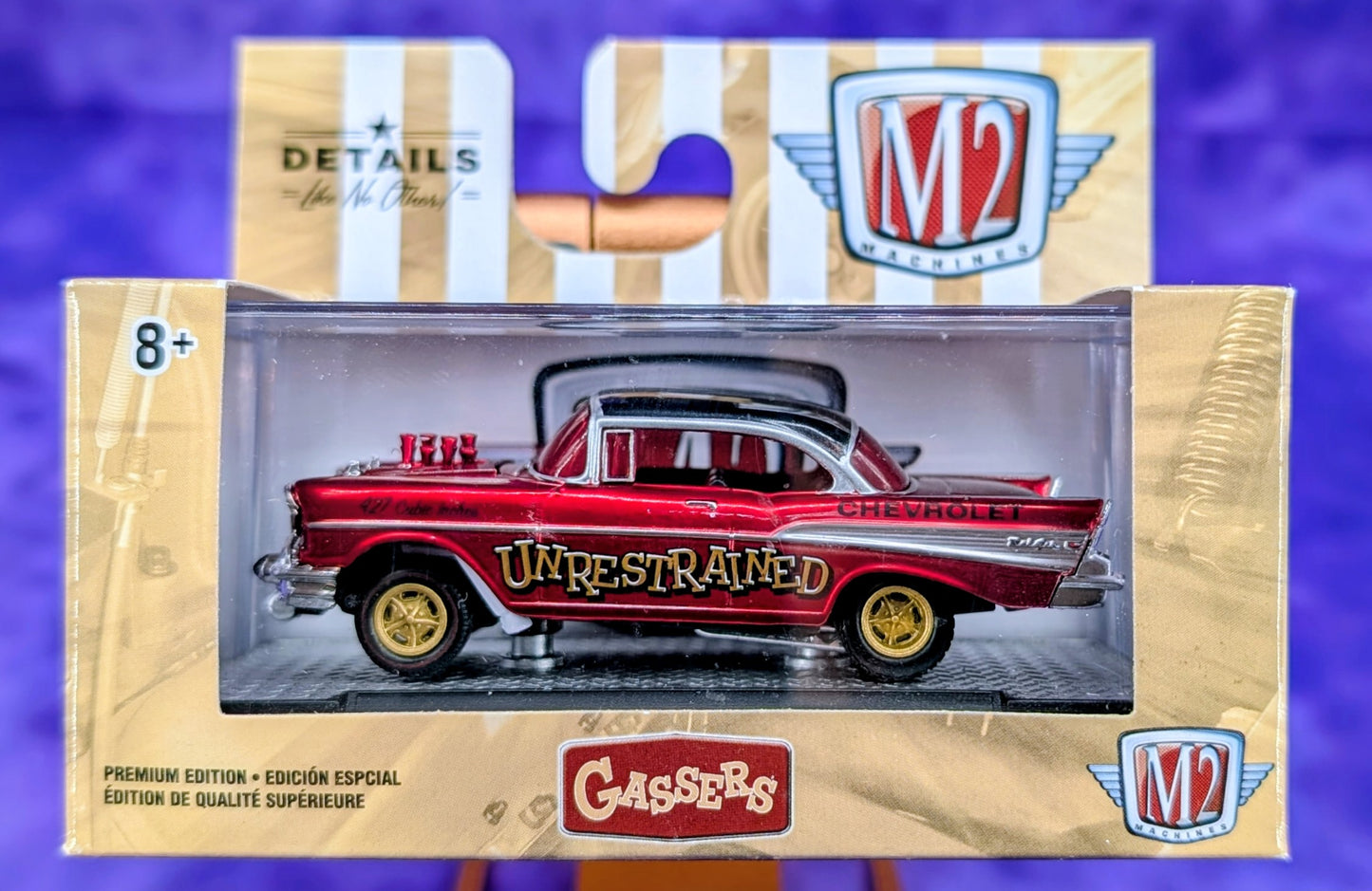 M2 Machines 1957 Chevrolet Bel Air Gasser - R51 20-02