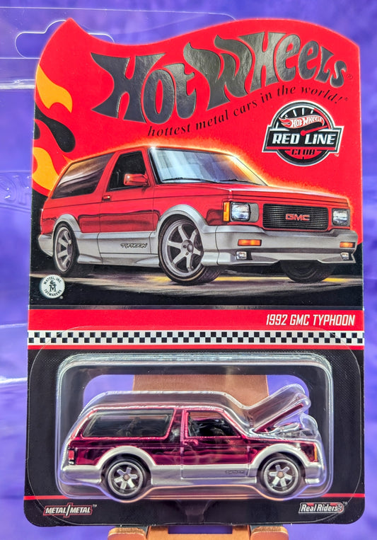 Hot Wheels RLC 1992 GMC Typhoon- Red Line Club