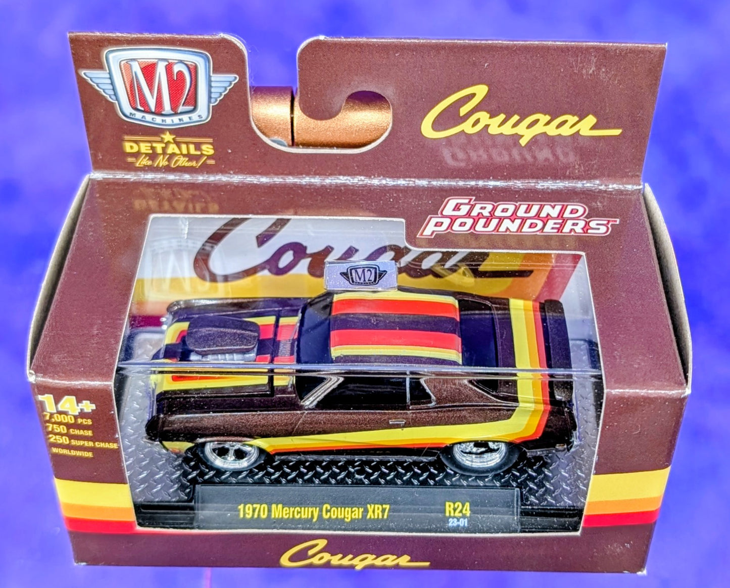 M2 Machines 1970 Mercury Cougar XR7 - R24 23-01