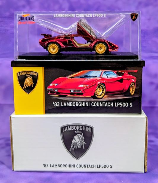 Hot Wheels RLC '82 Lamborghini Countach LP500 S - #11547/12500 - Red Line Club